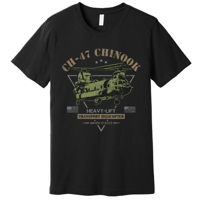 Ch47 Chinook Helicopter Premium T-Shirt