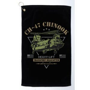 Ch47 Chinook Helicopter Platinum Collection Golf Towel