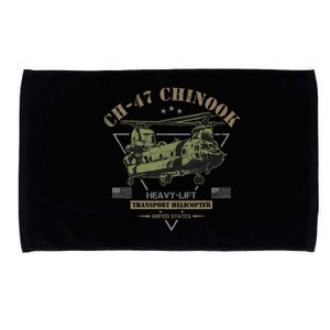 Ch47 Chinook Helicopter Microfiber Hand Towel