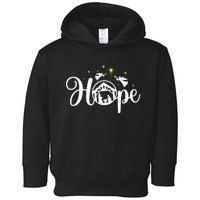 Christian Christmas Hope Jesus Nativity Scene Faith  Toddler Hoodie