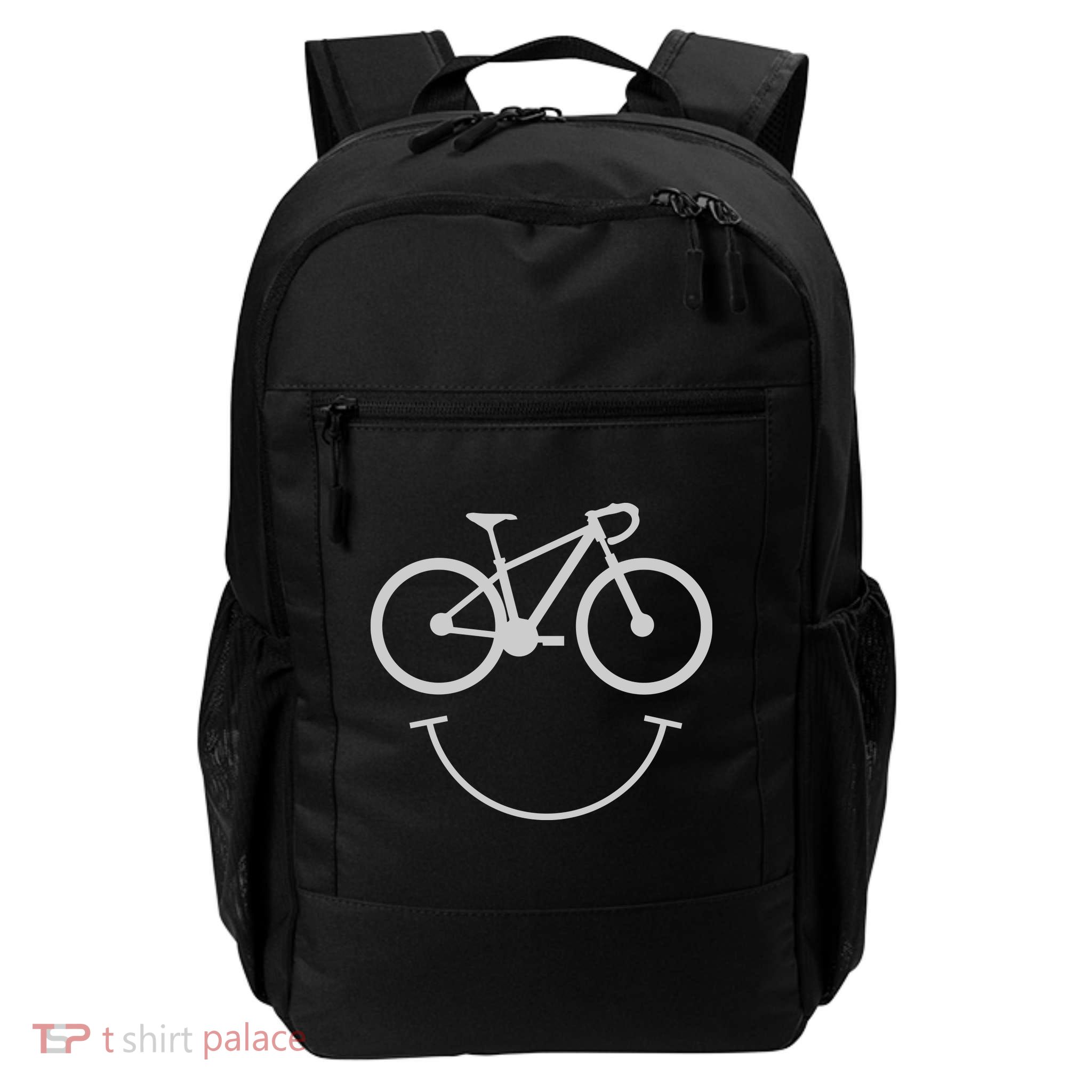 Cute Cycling Happy Face Gift Backpack