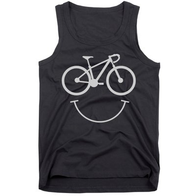Cute Cycling Happy Face Gift Tank Top
