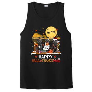 Cane Corso Happy Hallothanksmas Halloween Thanksgiving Xmas Funny Gift PosiCharge Competitor Tank