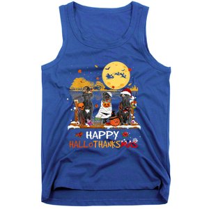 Cane Corso Happy Hallothanksmas Halloween Thanksgiving Xmas Funny Gift Tank Top