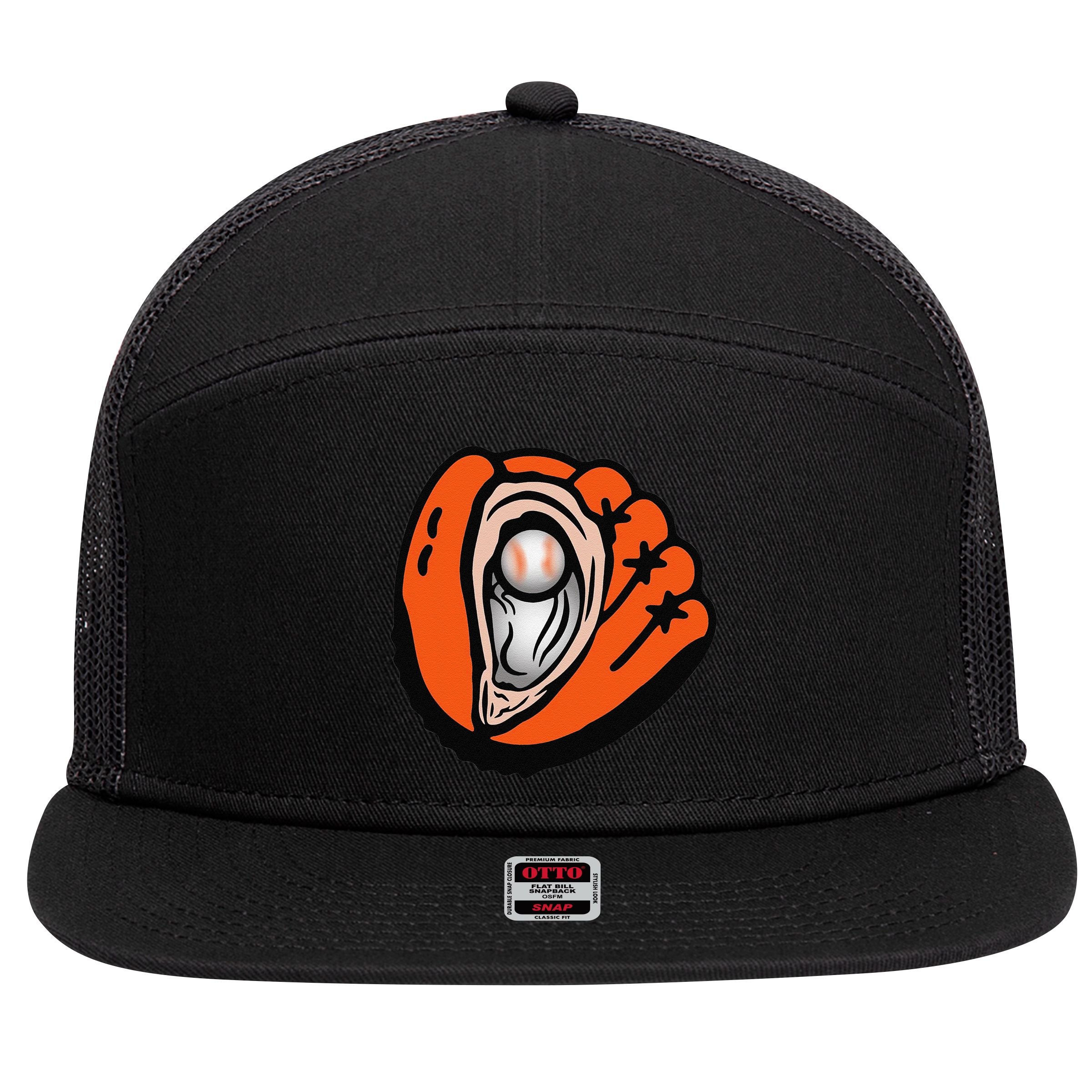 Chesapeake-Oyster-Catchers-Baseball 7 Panel Mesh Trucker Snapback Hat