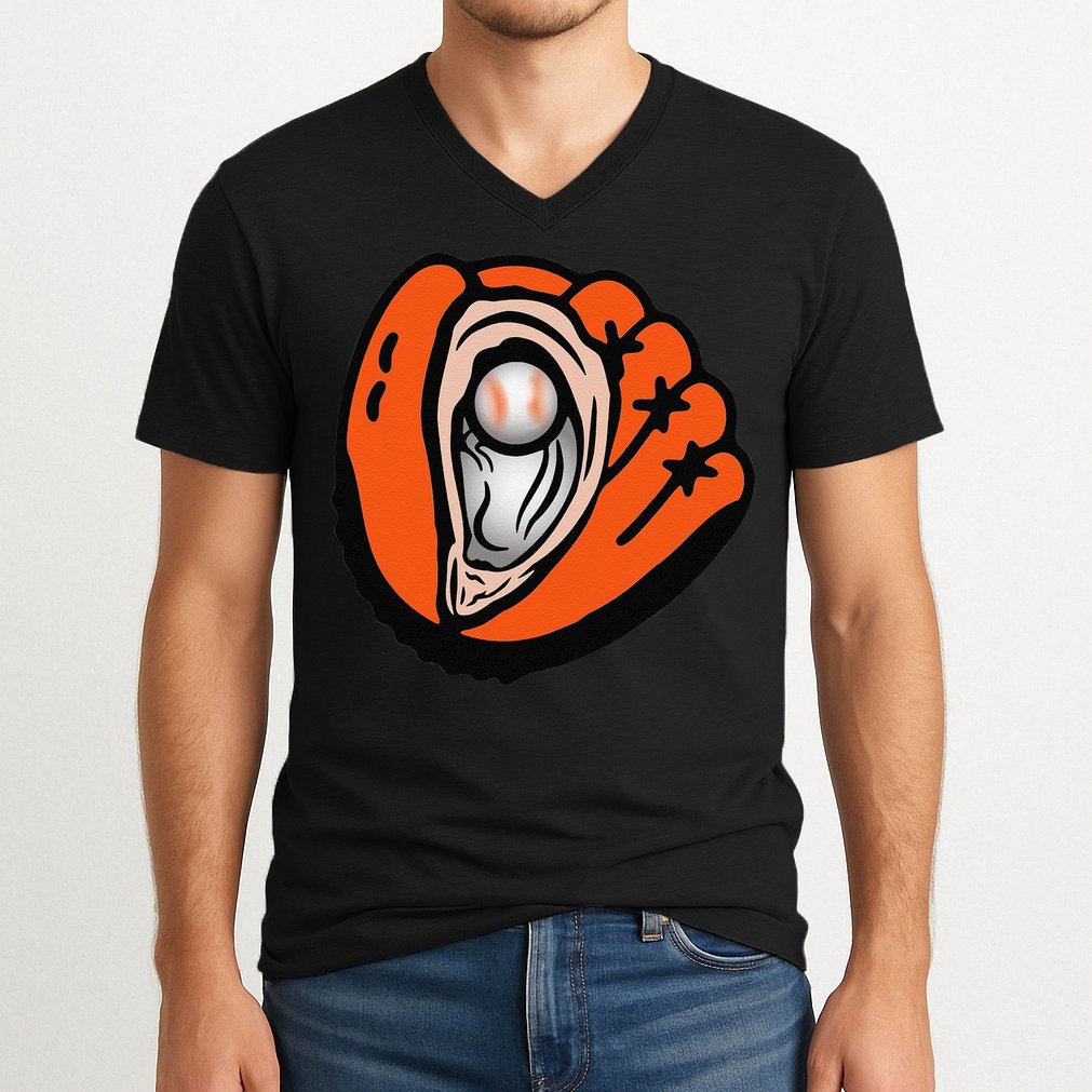 Chesapeake-Oyster-Catchers-Baseball V-Neck T-Shirt