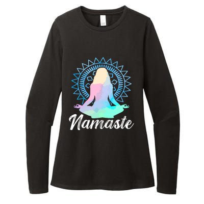 Chakras Womens CVC Long Sleeve Shirt