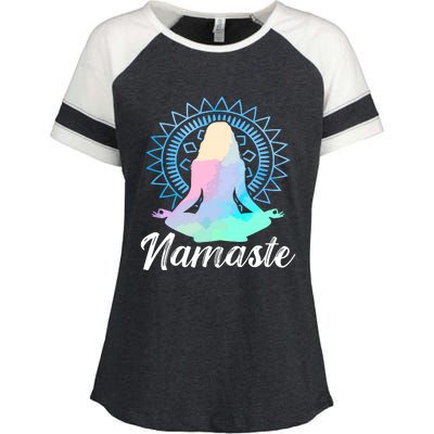 Chakras Enza Ladies Jersey Colorblock Tee