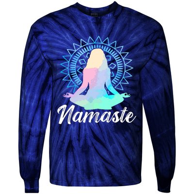 Chakras Tie-Dye Long Sleeve Shirt