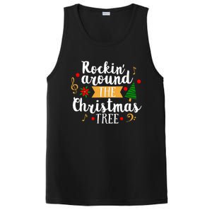 Christmas Carol Holiday Rockin Around The Christmas Tree Gift PosiCharge Competitor Tank