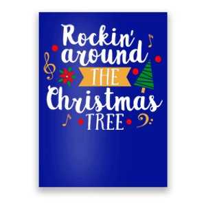 Christmas Carol Holiday Rockin Around The Christmas Tree Gift Poster