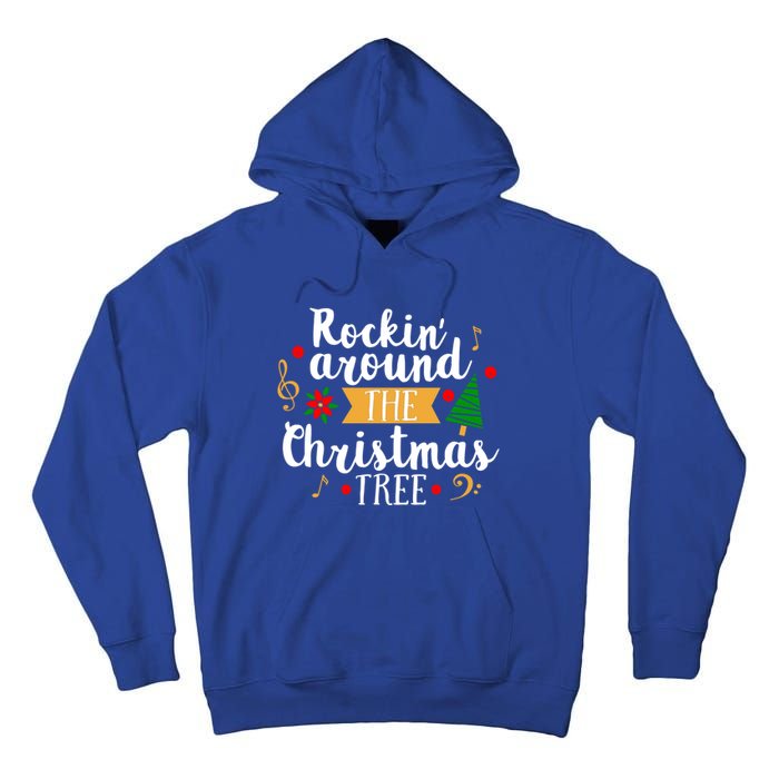 Christmas Carol Holiday Rockin Around The Christmas Tree Gift Tall Hoodie