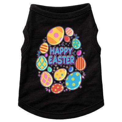 Cute Colorful Happy Easter Eggs Doggie Tank