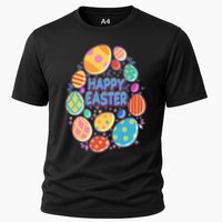 Cute Colorful Happy Easter Eggs Performance Shirt