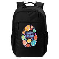 Cute Colorful Happy Easter Eggs Backpack