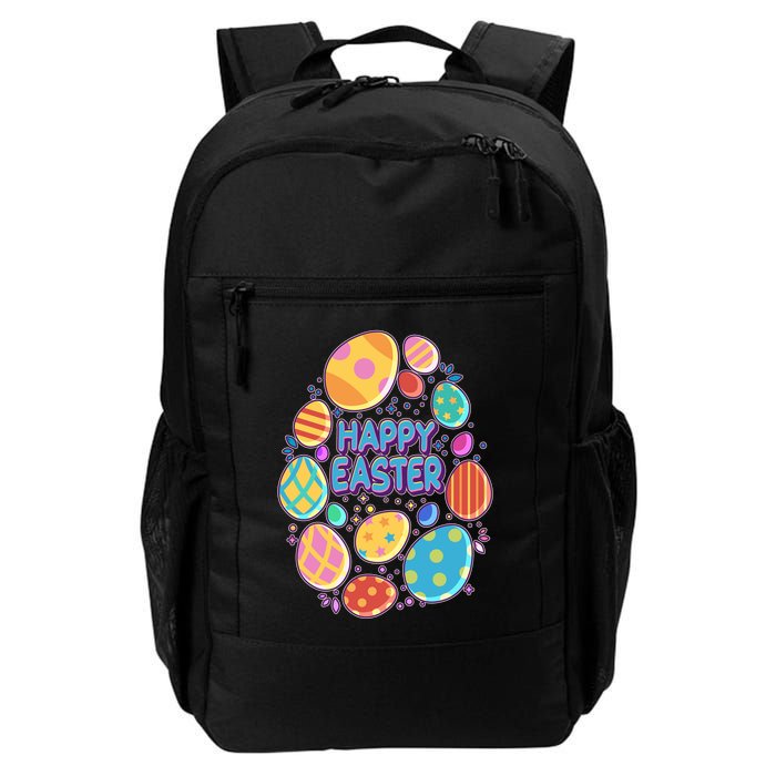 Cute Colorful Happy Easter Eggs Backpack