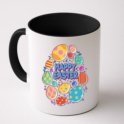 Cute Colorful Happy Easter Eggs Mug