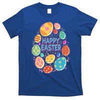 Cute Colorful Happy Easter Eggs T-Shirt