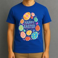 Cute Colorful Happy Easter Eggs T-Shirt