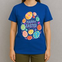Cute Colorful Happy Easter Eggs T-Shirt