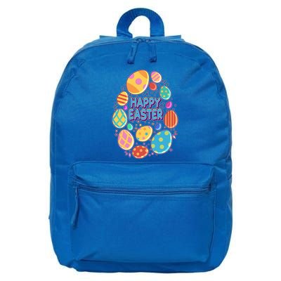 Cute Colorful Happy Easter Eggs 16 in Basic Backpack