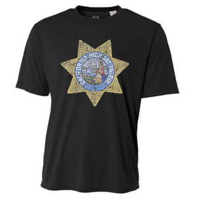 Chp California Highway Patrol Safety Service And Security Cooling Performance Crew T-Shirt