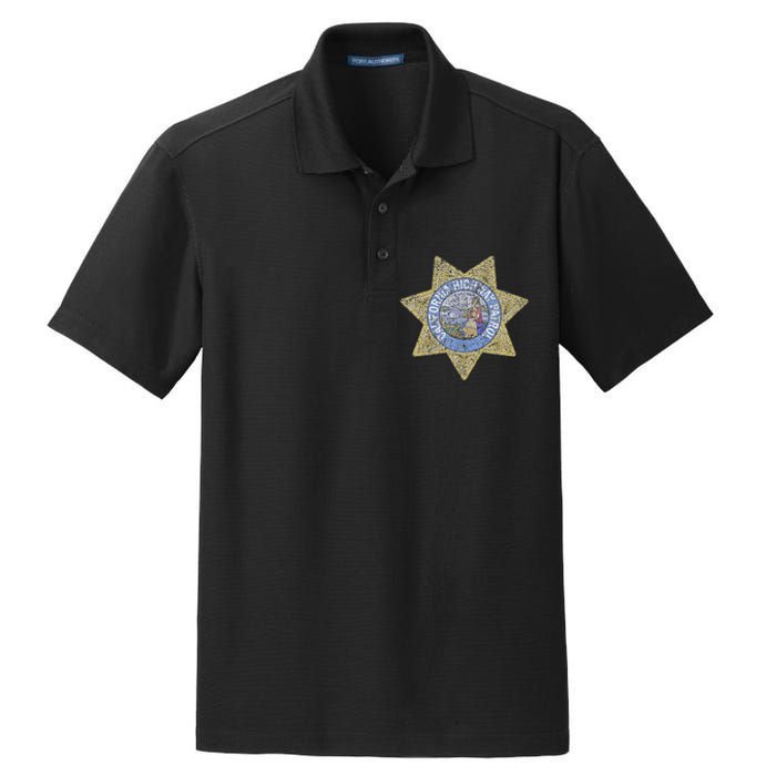 Chp California Highway Patrol Safety Service And Security Dry Zone Grid Polo