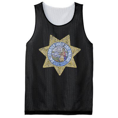 Chp California Highway Patrol Safety Service And Security Mesh Reversible Basketball Jersey Tank