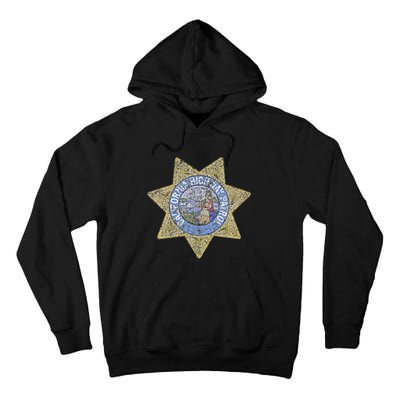 Chp California Highway Patrol Safety Service And Security Tall Hoodie