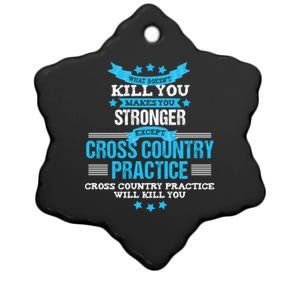 Cross Country Hoodie Funny Coach Gift XC Runner Team Ceramic Star Ornament