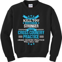 Cross Country Hoodie Funny Coach Gift XC Runner Team Kids Sweatshirt