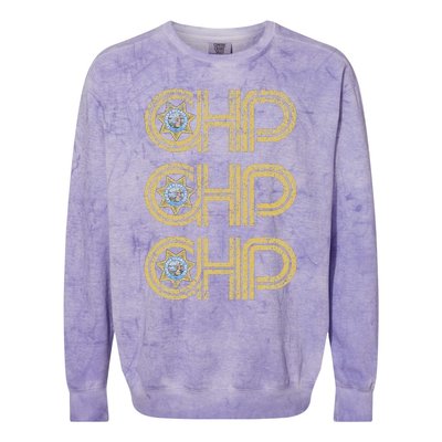 Chp California Highway Patrol Ca Police Law Enforcement Colorblast Crewneck Sweatshirt