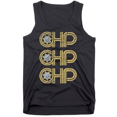 Chp California Highway Patrol Ca Police Law Enforcement Tank Top