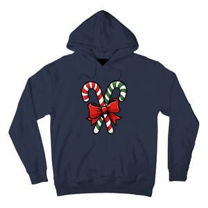 Candy Cane Holly Merry Christmas Happy Xmas Holidays Tall Hoodie