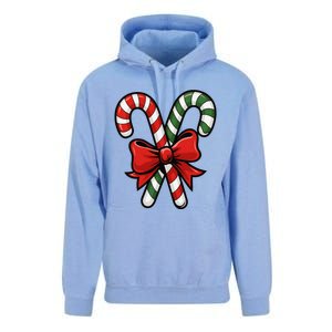 Candy Cane Holly Merry Christmas Happy Xmas Holidays Unisex Surf Hoodie