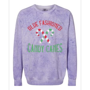 Candy Cane Holly Merry Christmas Happy Xmas Holidays Colorblast Crewneck Sweatshirt