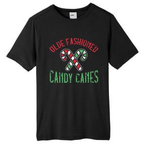 Candy Cane Holly Merry Christmas Happy Xmas Holidays Tall Fusion ChromaSoft Performance T-Shirt