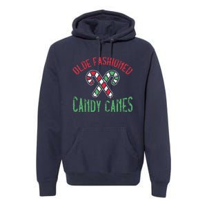 Candy Cane Holly Merry Christmas Happy Xmas Holidays Premium Hoodie