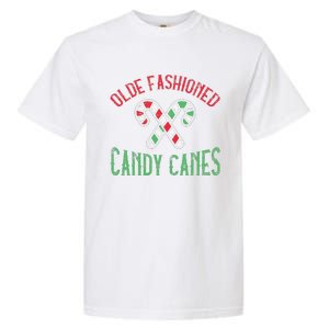 Candy Cane Holly Merry Christmas Happy Xmas Holidays Garment-Dyed Heavyweight T-Shirt