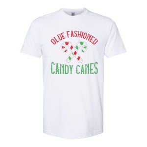 Candy Cane Holly Merry Christmas Happy Xmas Holidays Softstyle CVC T-Shirt