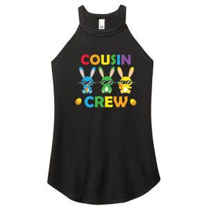 Cousin Crew Happy Family Easter Day Gift Funny Rabbit Women's Perfect Tri Rocker Tank