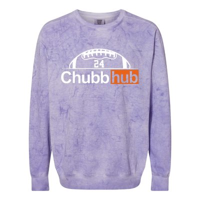 Chubbhub, Chubb Hub 24 Football Colorblast Crewneck Sweatshirt