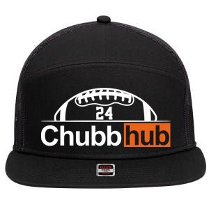 Chubbhub, Chubb Hub 24 Football 7 Panel Mesh Trucker Snapback Hat