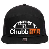 Chubbhub, Chubb Hub 24 Football 7 Panel Mesh Trucker Snapback Hat