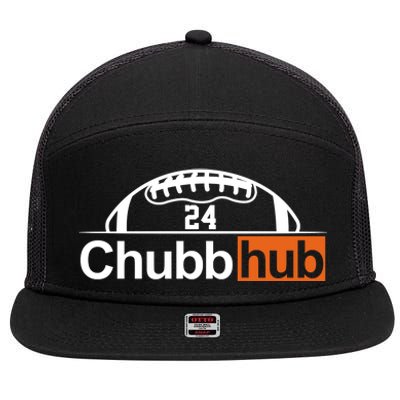 Chubbhub, Chubb Hub 24 Football 7 Panel Mesh Trucker Snapback Hat