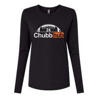 Chubbhub, Chubb Hub 24 Football Womens Cotton Relaxed Long Sleeve T-Shirt