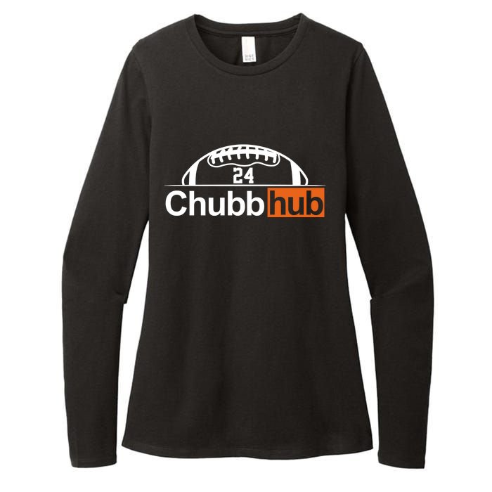 Chubbhub, Chubb Hub 24 Football Womens CVC Long Sleeve Shirt