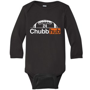 Chubbhub, Chubb Hub 24 Football Baby Long Sleeve Bodysuit