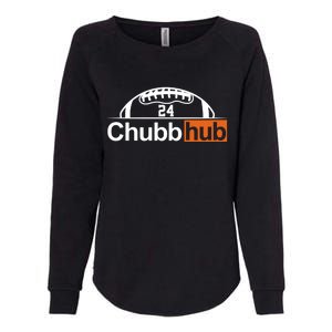 Chubbhub, Chubb Hub 24 Football Womens California Wash Sweatshirt