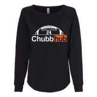 Chubbhub, Chubb Hub 24 Football Womens California Wash Sweatshirt